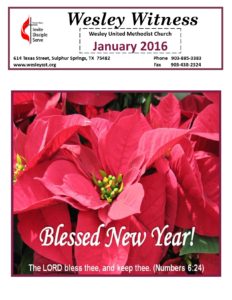 January 2016 Newsletter
