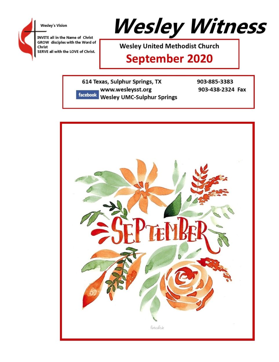 September 2020 Newsletter