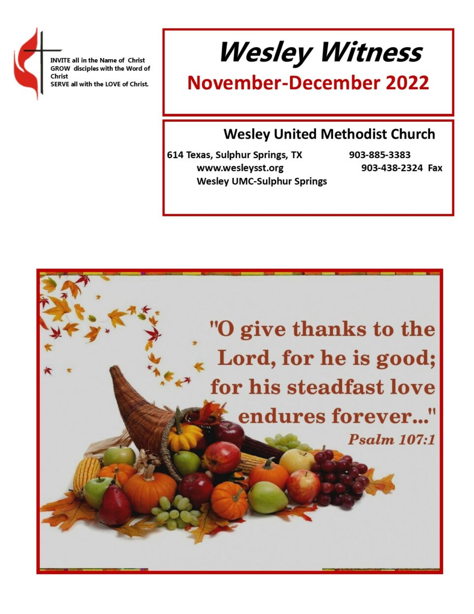 November-December 2022 Newsletter